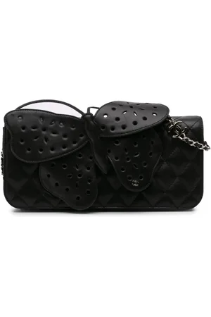 CHANEL Bandolera Butterfly acolchado de piel de borrego con correa de cadena 2010-2011