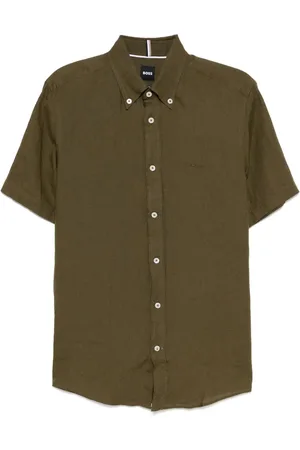 HUGO BOSS Camisa con logo bordado