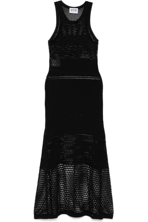 Moschino Vestido midi de punto flojo