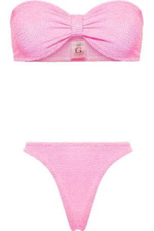 Hunza G Bikini Tina con efecto arrugado