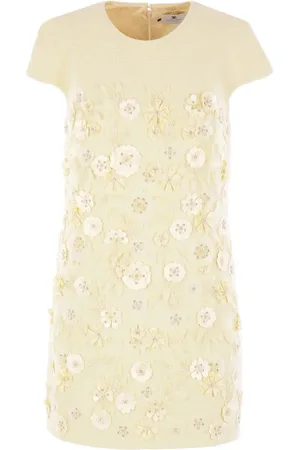 Elisabetta Franchi Vestido corto de tweed