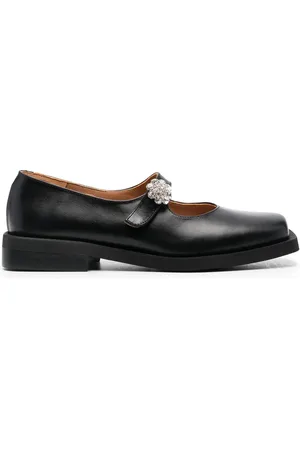 Ganni Mocasines con apliques de cristales