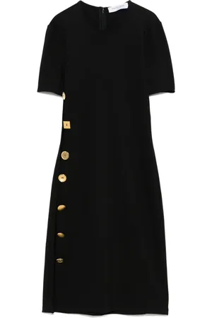 FRANCOISE Vestido midi con botones decorativos