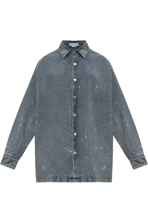 Stella McCartney Camisa con apliques de strass