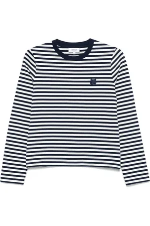 Maison Kitsuné Camiseta a rayas
