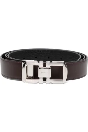 Salvatore Ferragamo Cinturón Gancini reversible