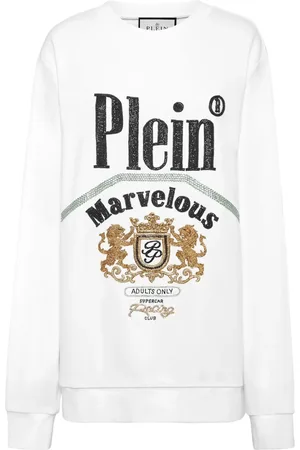 Philipp Plein Sudadera con logo de apliques