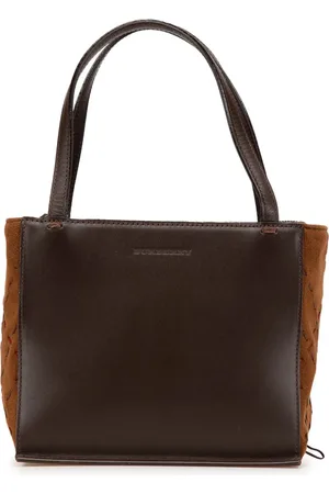 Burberry Bolso de mano de piel y ante 2000-2017