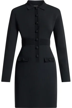 Tom Ford Minivestido estilo polo de punto