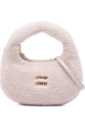 Miu Miu Bolso satchel Wander mini de lana de oveja 2021-2024