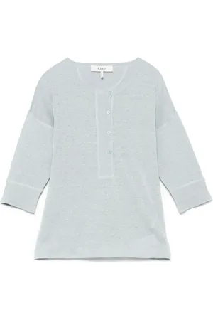 Chloé Camiseta de canalé fino
