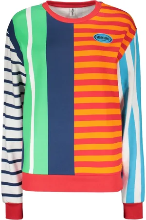 Moschino Sudadera de algodón a rayas