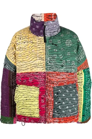 Children Of The Discordance Chaqueta con diseño patchwork y estampado bandana
