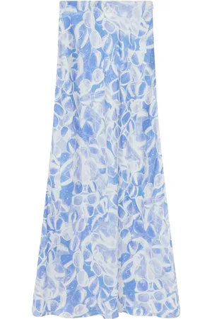 Stella McCartney Falda larga con estampado de gafas de sol