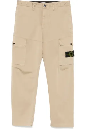 Stone Island Pantalones con distintivo Compass