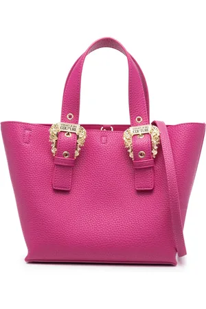 VERSACE Bolso shopper con hebilla del logo