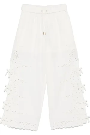 Self-Portrait Pantalones con diseño bordado