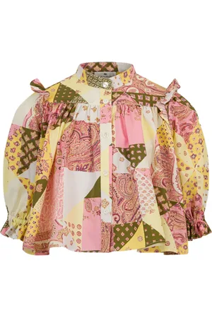 Etro Camisa de algodón con diseño patchwork