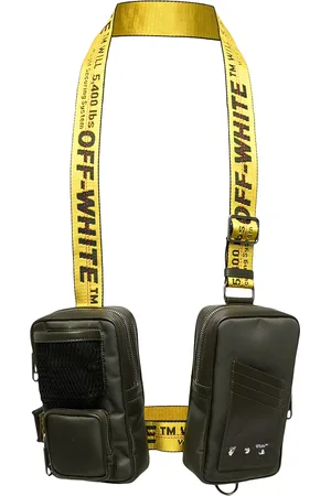 OFF-WHITE Bolso con correa con logo industrial