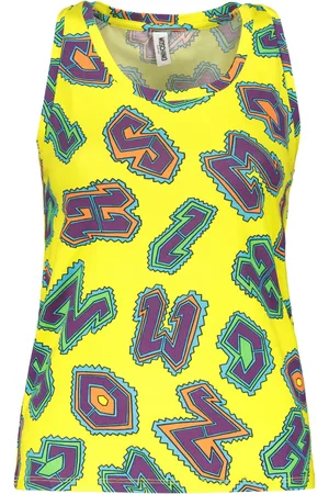 Moschino Top de tirantes de algodón stretch