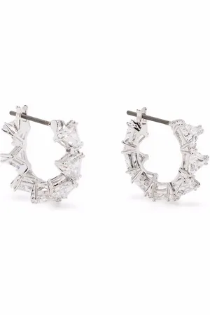 Swarovski Pendientes de aro mini Matrix
