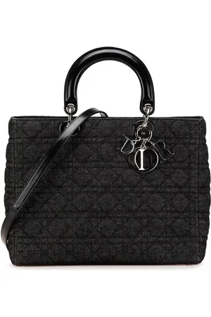 Dior Bolso satchel Cannage Lady Dior grande 2000