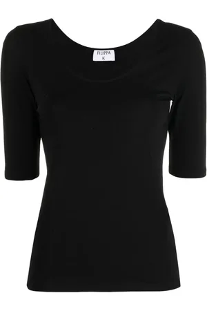 Filippa K Camiseta de punto con cuello redondo