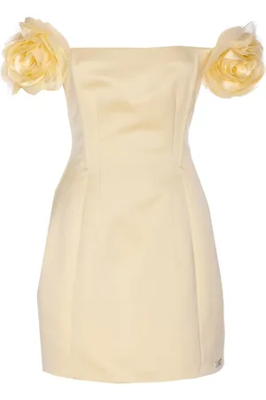 Elisabetta Franchi Vestido con apliques florales