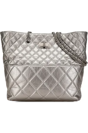 CHANEL Bolso shopper Reissue 2.55 acolchado de piel de becerro envejecido 2010-2011