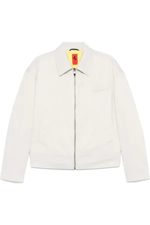FERRARI Chaqueta bómber de algodón tipo gabardina