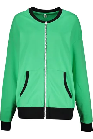 Moschino Sudadera de algodón con cremallera