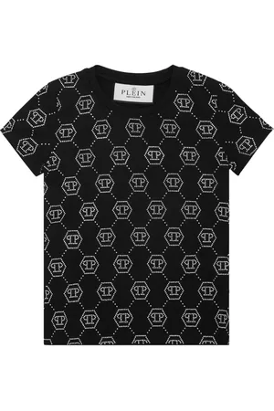 Philipp Plein Camiseta Pure Monogram Strass