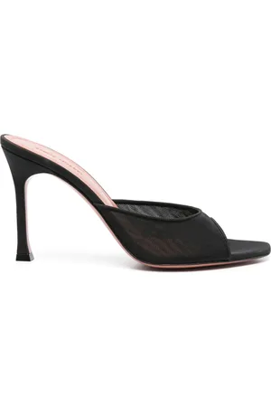 Amina Muaddi Mules Alexa con tacón de 95 mm