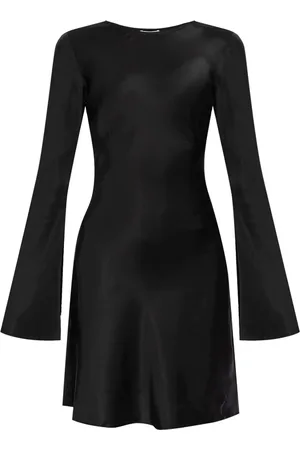 Ganni Vestido corto con mangas acampanadas