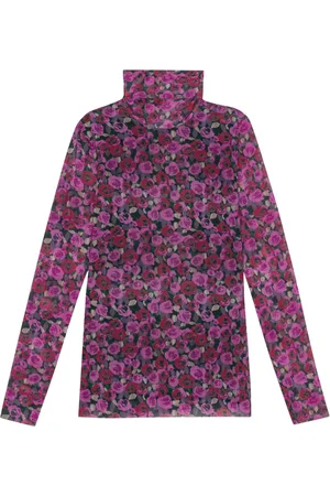 Ganni Top con estampado floral
