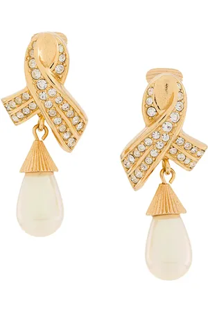 Dior Pendientes de clip 1980