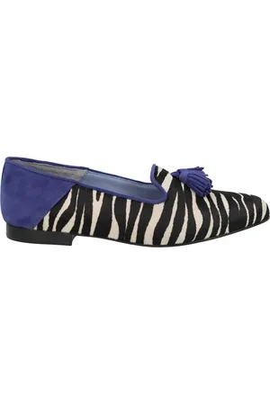 Blue Bird Mocasines con estampado de cebra