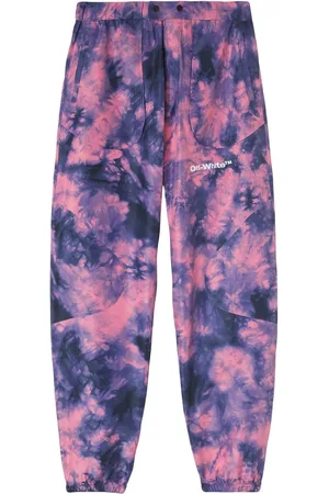 OFF-WHITE Pantalones de esquí con logo y motivo tie-dye
