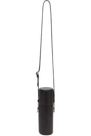 Jil Sander Estuche de acero inoxidable y cuero