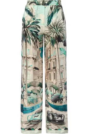 Philipp Plein Pantalones de seda