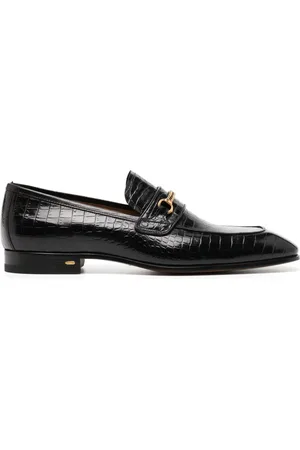 Tom Ford Mocasines con efecto de cocodrilo