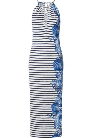 Alberta Ferretti Vestido a rayas