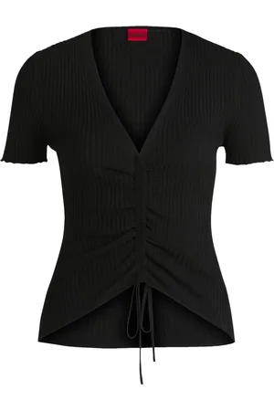 HUGO BOSS Camiseta de canalé