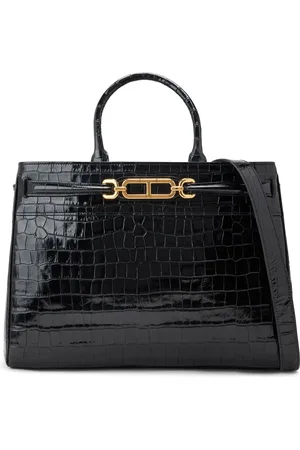 Tom Ford Bolso shopper con efecto de piel de cocodrilo