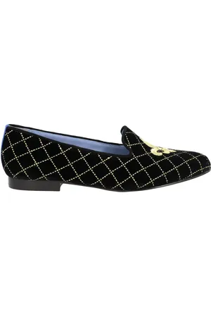 Blue Bird Mocasines fleur-de-lis bordados