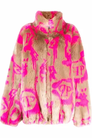 Philipp Plein Chaqueta con cremallera y monograma