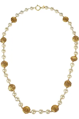 CHANEL Collar con perlas artificiales 1990-2000