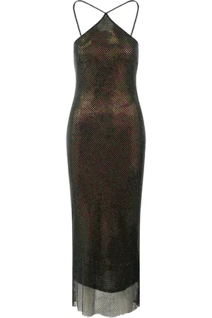 Ilkyaz Ozel Vestido con aplique de lentejuelas