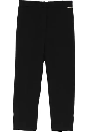 Twin-Set Pantalones de crepé con detalle de abertura