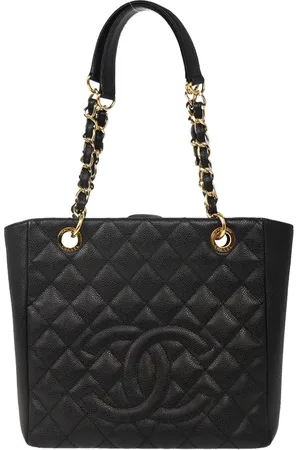 CHANEL Bolso shopper Petite acolchado con logo CC 2009
